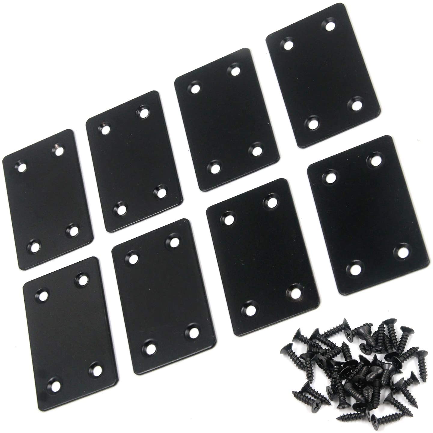 Silver Straight Bracket for Wood Furniture Corner Braces Joint Furniture Shelf Bracket