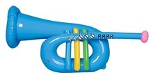 PVC inflatable toy,PVC inflatable trumpet,PVC inflatable musical instrument toy for kids