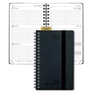 Quality Softcover Spiral Weekly Planner 2023 2024 Vertical Layout Design wholesale