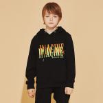 Customized Logo BEIANJI Kids Cotton Hoodies Boys Tops