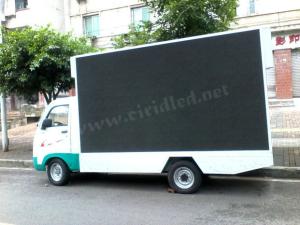 Quality Commercial Mobile Led Display Screen , Led Mobile Advertising Trucks 10 Pixel Pitch wholesale