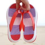 Colorful Thick Sole Flip Flops , Sport Flip Flops TPU Upper Material
