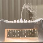 2023 Winter Christmas Promotion Raindrop Essential Oil Ultrasonic Aroma Diffuser