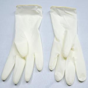 Quality White Disposable Latex Exam Gloves Powder Free For Medical Use Smooth wholesale