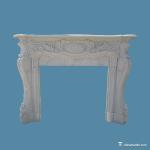 China marble Natural stone Custom Indoor Decor Marble Fire Surrounds For Gas