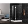 Buy cheap Hinge open shower door with stainless steel 304 hinge and towel bar handle,3/8 from wholesalers
