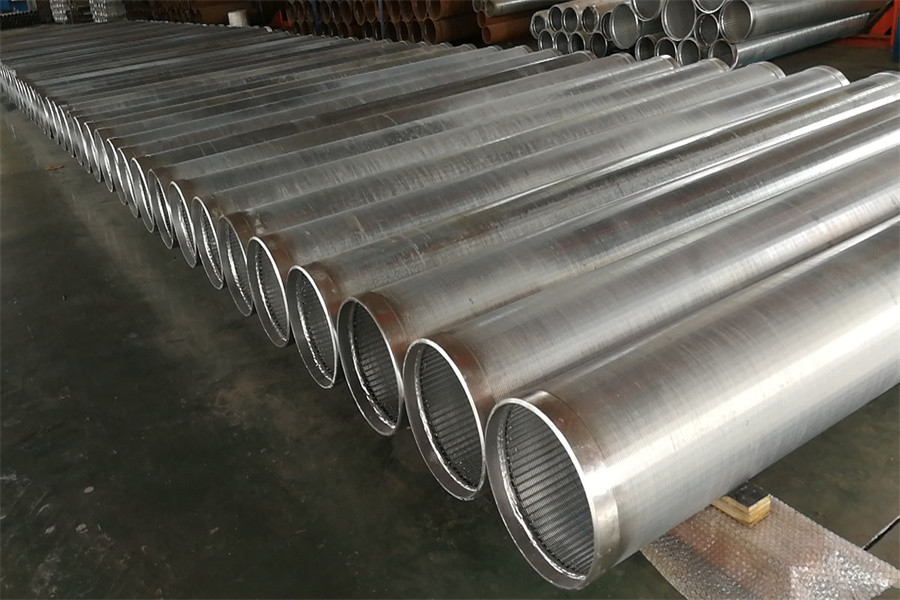 Slot 2.0mm Filter Element Geothermal Wells Wire Wrapped Screen Pipe