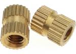 M6 Brass Round Knurled Thumb Nuts For Screw Bolts Female Hardware