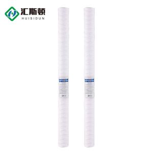 Quality 40 Inch 5 Micron PP Yarn Spiral String Wound Thread Filter Cartridge for Chemical Filtration wholesale