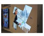 Irregular Shape 1.7mm Bezel Video Wall Led Screen