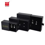 80-400gsm Black Cardboard Jewelry Gift Box Cotton EVA Filled