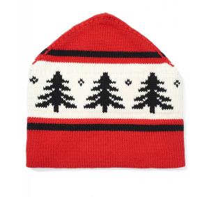 Quality Jacquard Knitted Ski Mens Cotton Beanie , Christmas Knit Slouchy Beanie wholesale