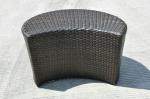 Waterproof Hotel Outdoor Rattan Sofa Set With Four Seat Couch