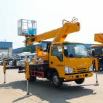 Diesel 6*4 Hydraulic Lift Platform Truck 27m Truck Mounted Aerial Working