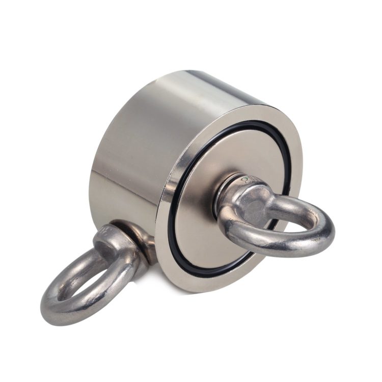 300KG Pull Force Cup Shape Double Face Fishing Magnet Holder for Dependable Retrieval