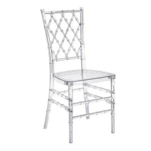 Quality Crystal Ice Stacking Chiavari Chair For Wedding Banquet Event wholesale