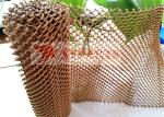 Aluminum Chain Link Metal Mesh Curtain 1mm Dia 6mm Aperture