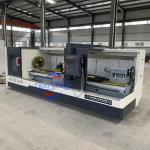 Heavy Duty Cnc Lathe Machine Fanuc Controller Flat Bed