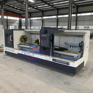 Quality Heavy Duty Cnc Lathe Machine Fanuc Controller Flat Bed wholesale
