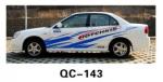 The Default Color PVC Custom Car Body Sticker QC-143G