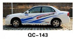 The Default Color PVC Custom Car Body Sticker QC-143G