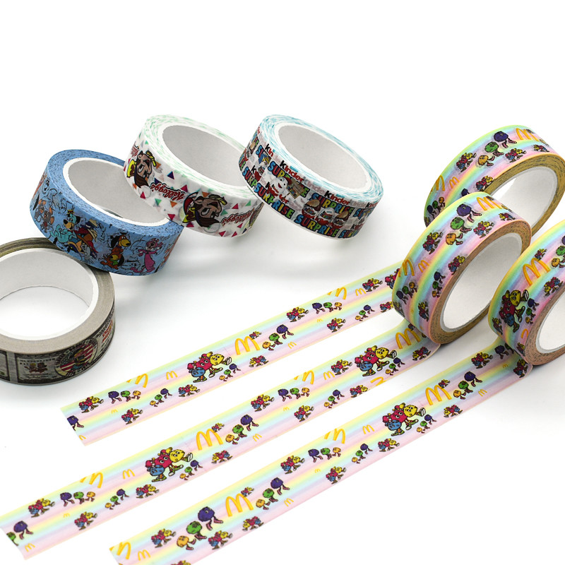 Wholesale Custom Printed Masking Washi Paper Adhesive Tape Manufacturer
