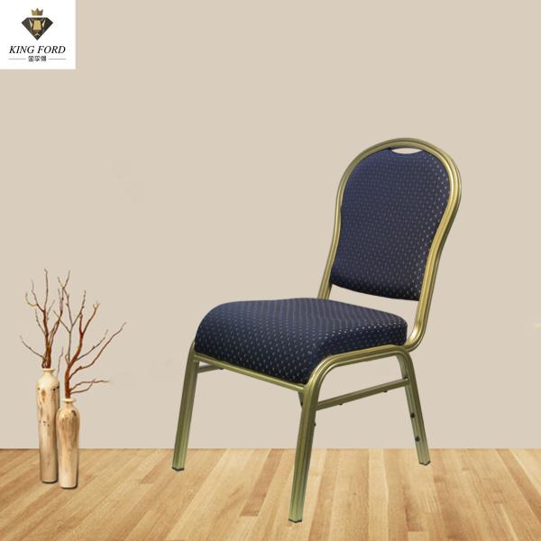 Stackable Hotel Commerical Furniture Metal Frame Fabric Cover Banquet Wedding
