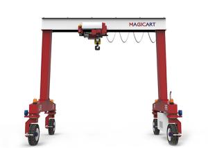 Quality OEM RTG Rubber Tired Mobile Gantry Cranes 5m To 40m Lifting Height wholesale