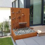 Laser Cut Blade Decorative Corten Steel Panels