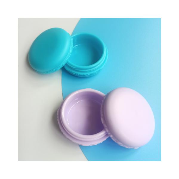 Good-Shaped 10ml Colorful Macaron Cream Box Plastic Cream Jar for Skin Care