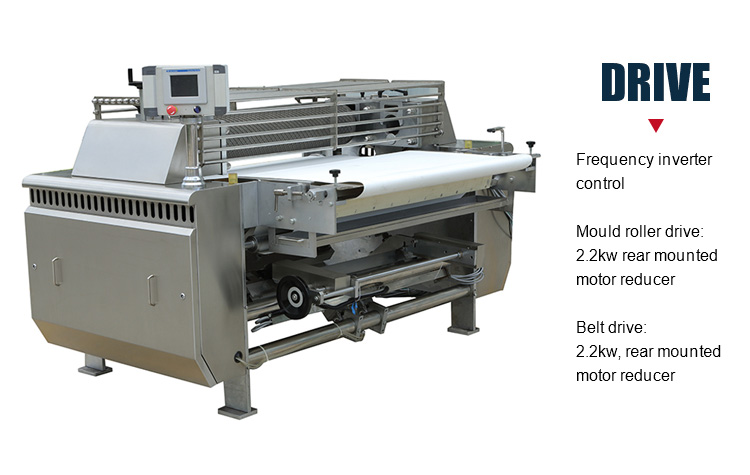 Frequency Inverter Control Automatic Cookies Making Machine Electric Rotary Cutter Biscuit Forming Machine For Production Line