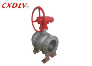 Quality Flange End Gear Operation Trunnion Type Ball Valve Casting Stainless Steel with Worm Gear wholesale