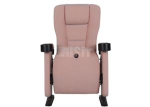 Quality European Style Commercial Cinema Seats , Public Theater Chairs Swing Push Back wholesale