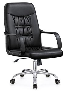 Quality Luxury Ergo Spinning Office Chair , Adjustable Leather Padded Office Chair wholesale