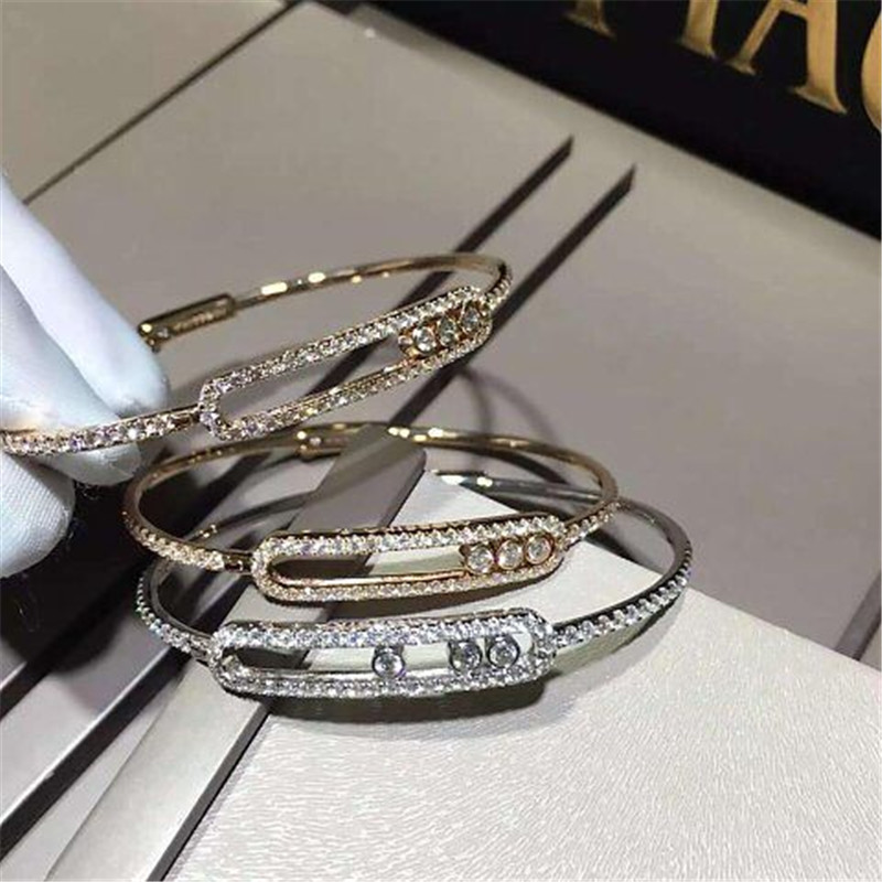 Jewelry factory in Shenzhen, China Mk bracelet 18k white gold yellow gold rose gold diamond bracelet