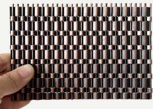 Quality Antique Brass SS304 Decorative Lock Crimp Woven Wire For Elevator Wall wholesale