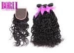 12a Malaysian Human Hair Extension Original Water Wave No Shedding Unprocessed