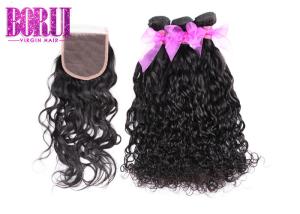 Quality 12a Malaysian Human Hair Extension Original Water Wave No Shedding Unprocessed wholesale