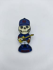Quality Cute Anime Metal Brooch Pin Skeleton Guitarist Color Filling Diecasting wholesale