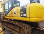 Secondhand Construction Machinery Komatsu Excavator PC220-7, PC200 Free Spare