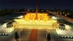 Candle light garden type music dancing floor dry fountain