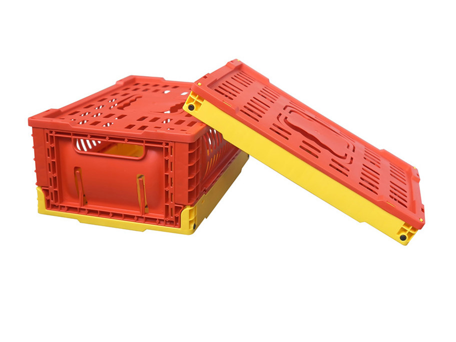 PP Warehouse Collapsible Crate for Easy Storage and Transportation Various Colors