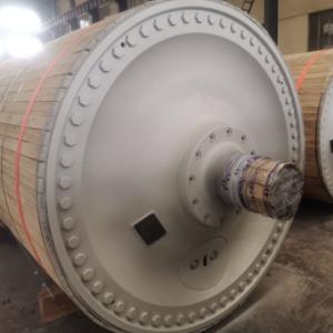 Quality High Precision Dryer Cylinder Cast Iron Steel Safe Paper Making Machine Parts wholesale