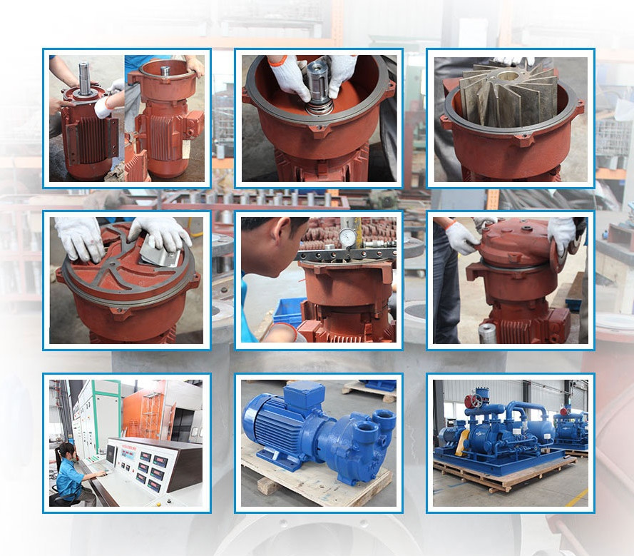 380v Liquid Ring Vacuum Pump Customized Color With Explosion - Proof Motor