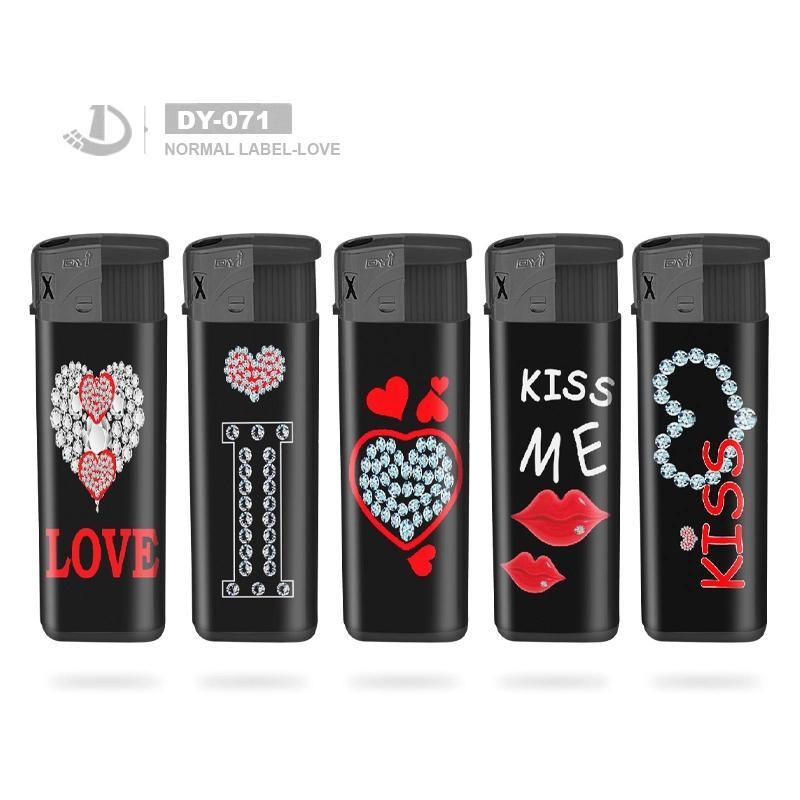 Competitive Price Elegant Various Semi-Transparent Refilling Cigarette Safety-Flint Lighter
