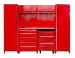 Garage Cabinets Storage Tool Storage Cabinet with Heavy Duty Silver Metal