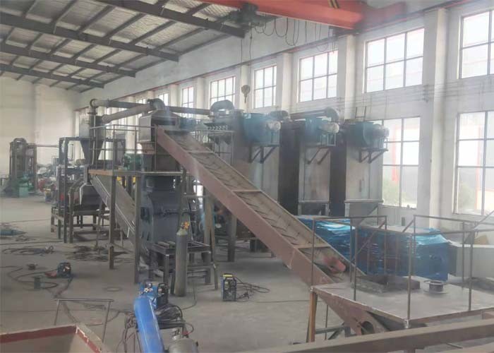 1000kg 180kw Waste Lithium Battery Recycling Machine