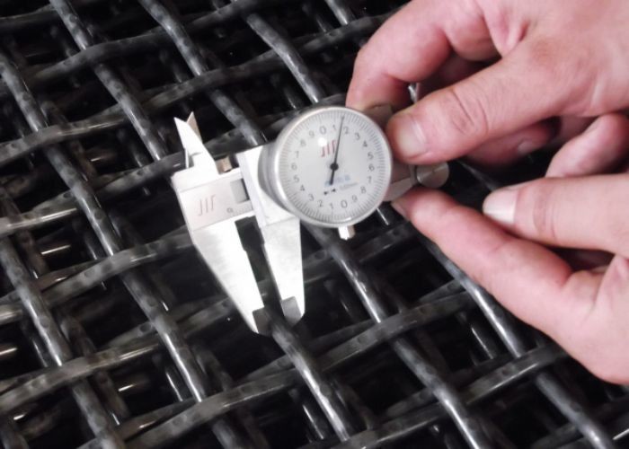 Annealing Process 500mm Width Ss 2507 Quarry Mesh
