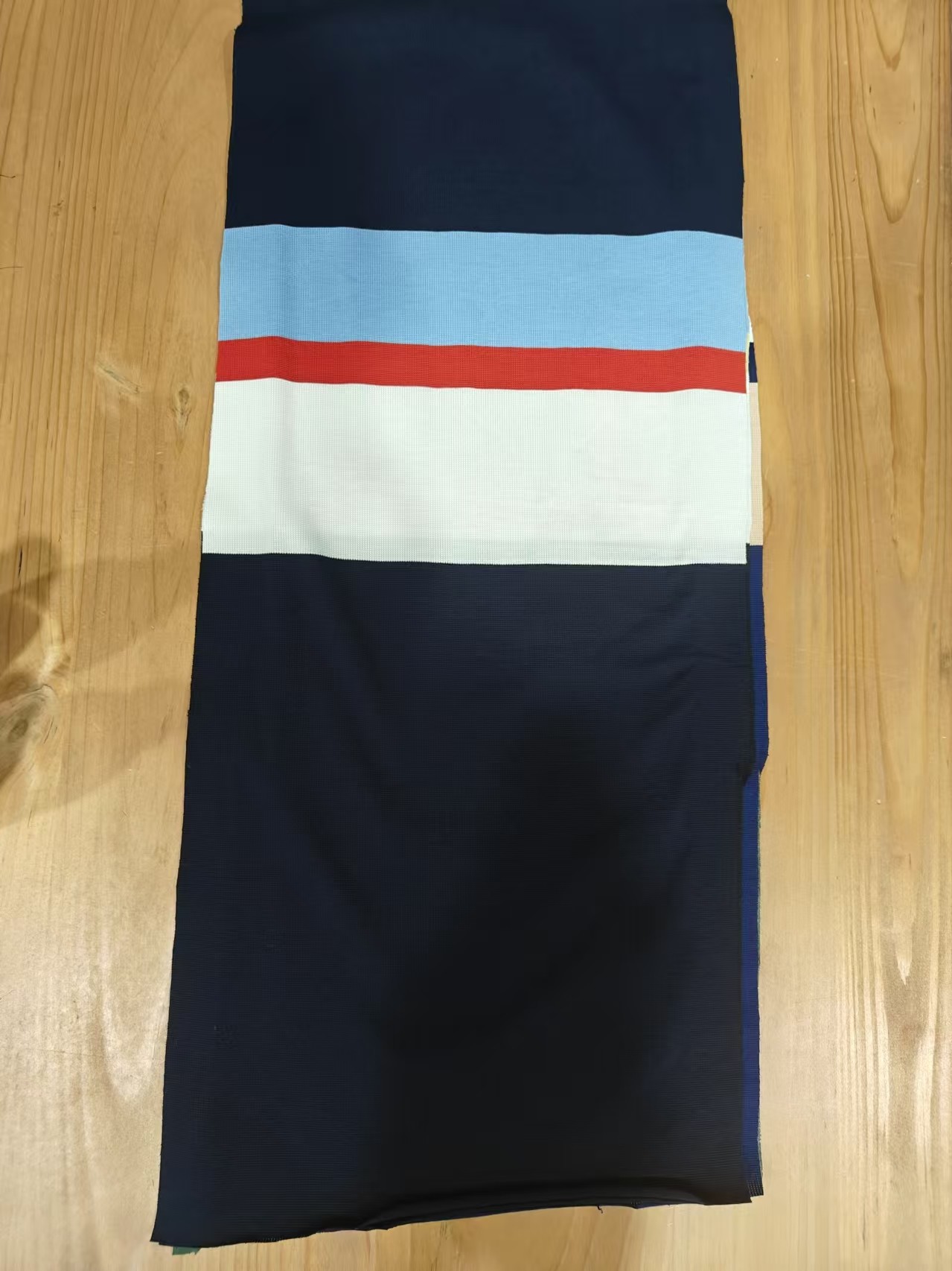 Smooth And Fashionable Comfortable Clear Grain Striped Knit Fabric For Polo Shirt