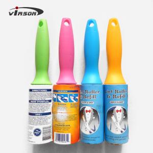 Quality Disposable Sticky Plastic Handle Lint Roller For Pets Hair Remover wholesale